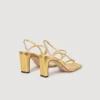 Embossed leather sandals Embossed leather sandals