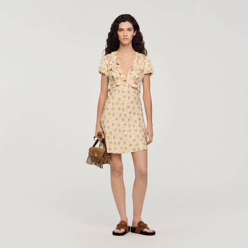 Floral print mini dress Floral print mini dress