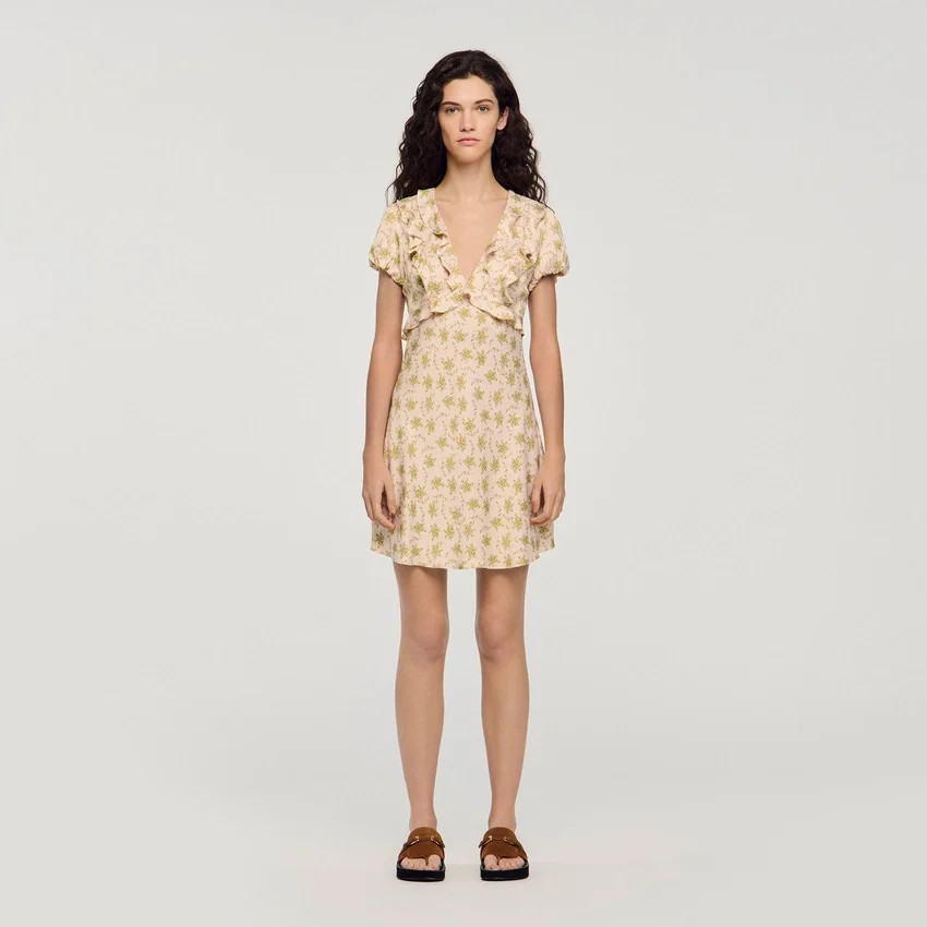 Floral print mini dress Floral print mini dress