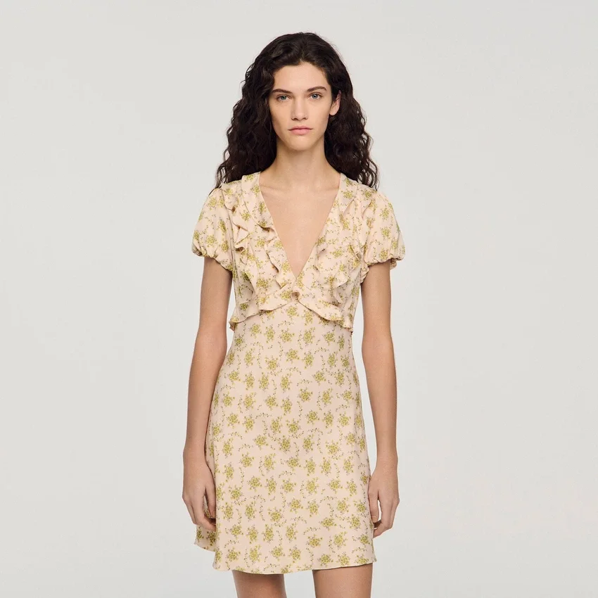 Floral print mini dress Floral print mini dress