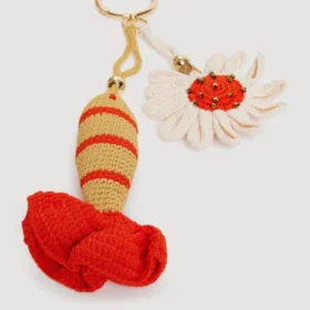 Hand crochet keyring