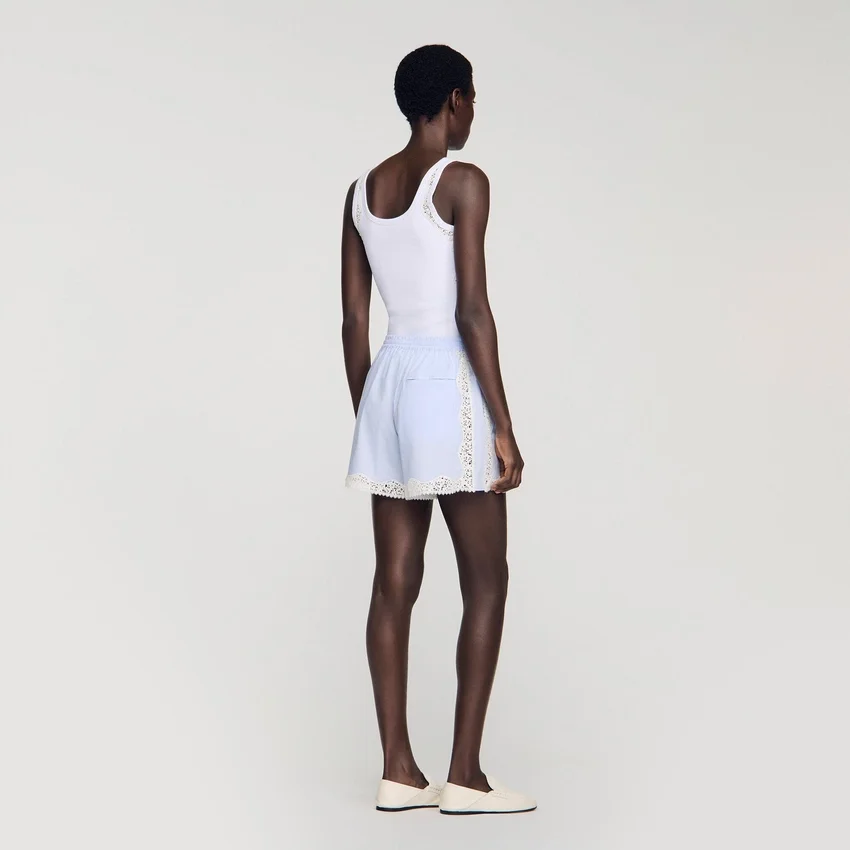 Lace detail shorts Lace detail shorts