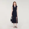 Lace pleated midi dress Lace pleated midi dress