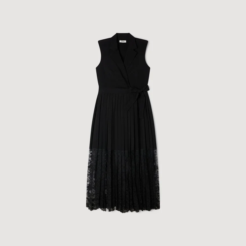 Lace pleated midi dress Lace pleated midi dress