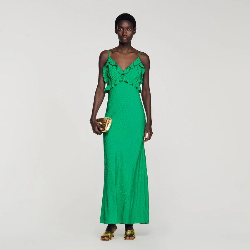 Maxi dress with straps Maxi dress with straps