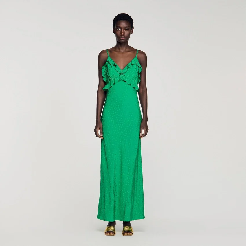 Maxi dress with straps Maxi dress with straps