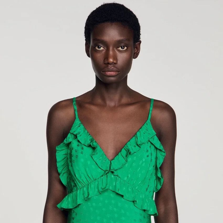 Maxi dress with straps Maxi dress with straps