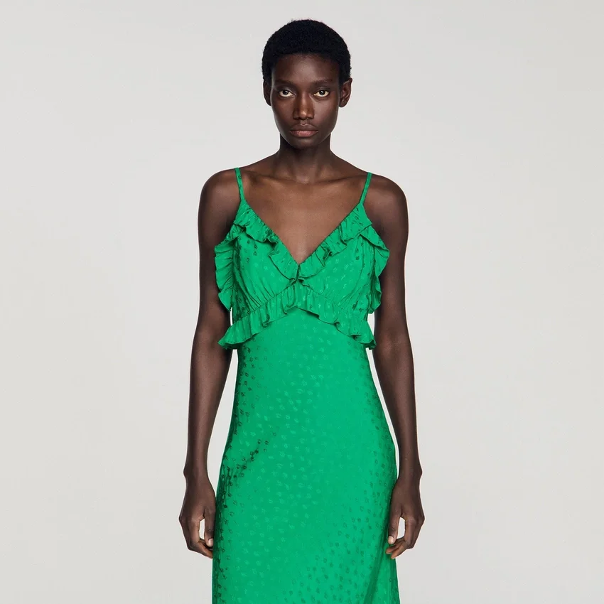 Maxi dress with straps Maxi dress with straps