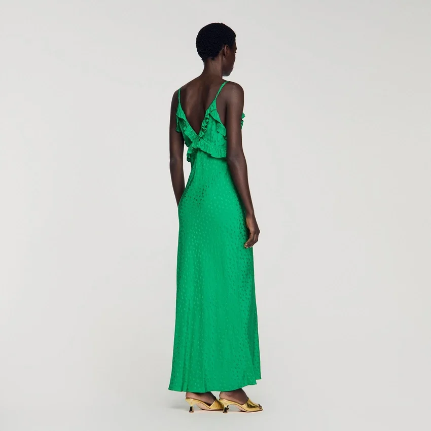 Maxi dress with straps Maxi dress with straps