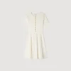 Pointelle knit mini dress Pointelle knit mini dress