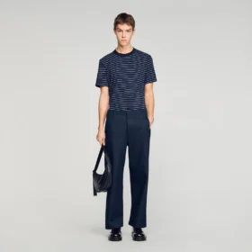Raw barrel jeans