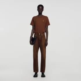 Regular washed-effect jeans