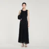 Rhinestone flower print maxi dress Rhinestone flower print maxi dress