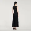 Rhinestone flower print maxi dress Rhinestone flower print maxi dress