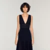 Ruffled knit maxi dress Ruffled knit maxi dress
