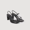 Sandals with narrow straps