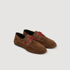Suede lace-up boat shoes Suede lace-up boat shoes