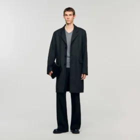 Wool broadcloth coat